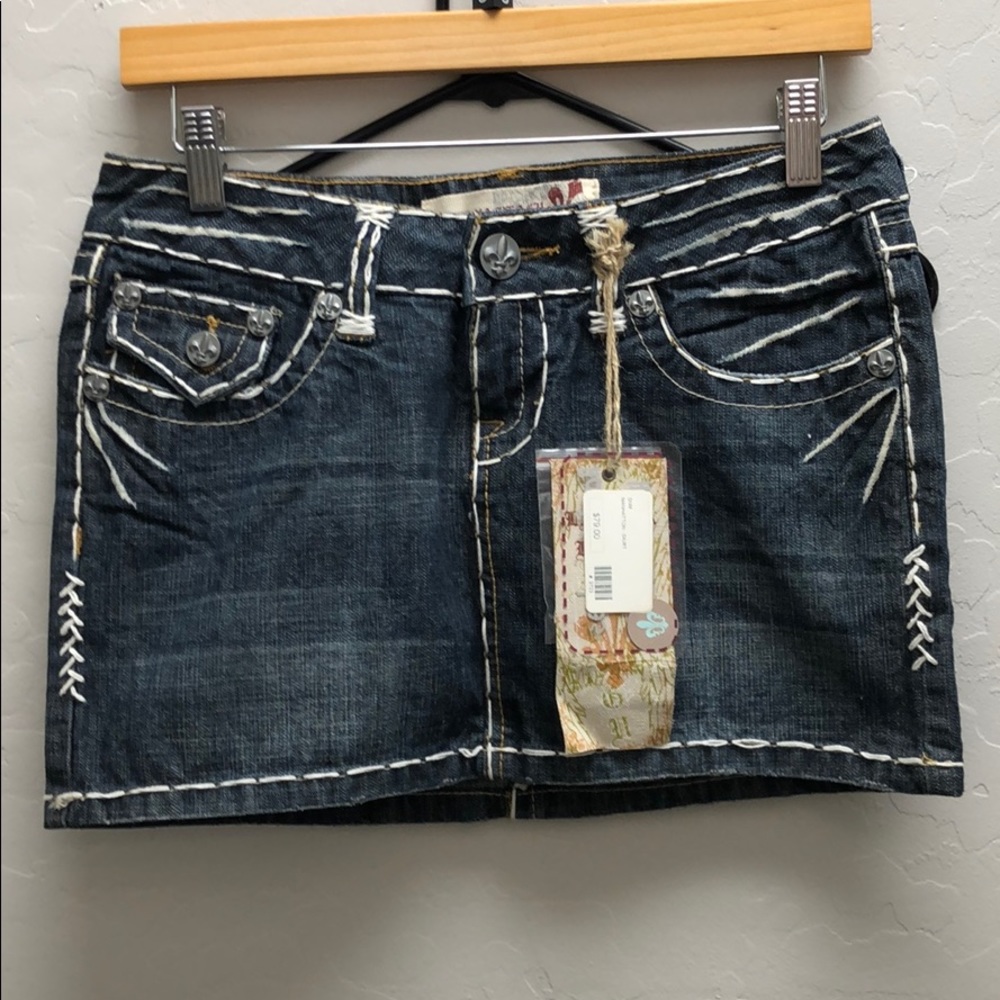 NWT Laguna Beach mini denim skirt!